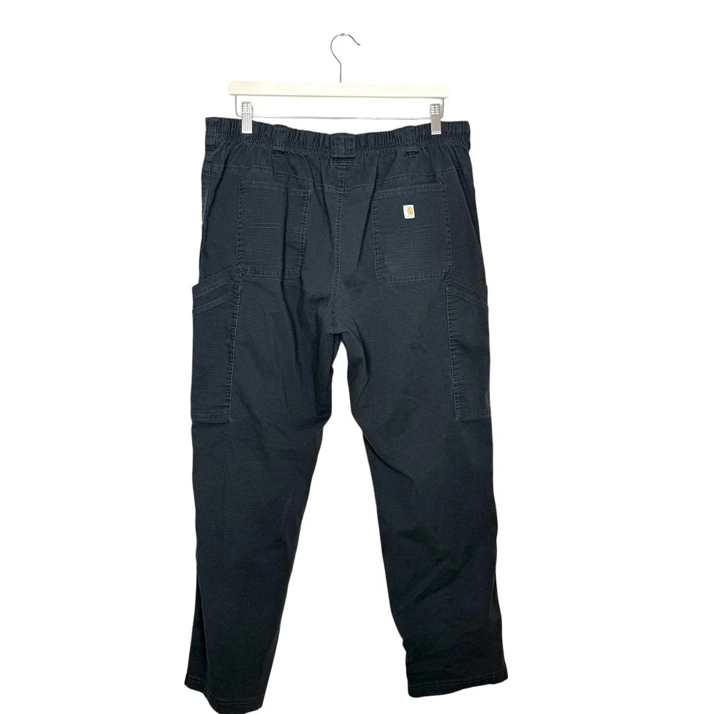 Womens Black Cargo Pants - Classic Utility Style - Picture 3 of 5